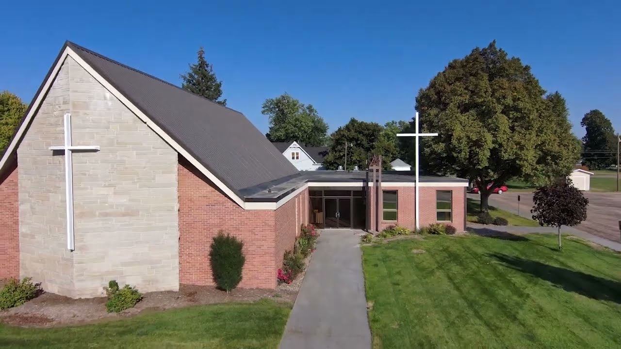 Zion Lutheran Church, Scotia Nebraska, Drone Footage!