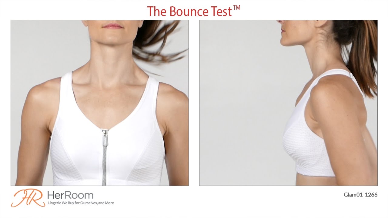 Glamorise Front Zipper MagicLift High Impact Sports Bra 1266 YouTube