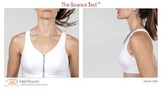 Glamorise Front Zipper MagicLift High Impact Sports Bra 1266