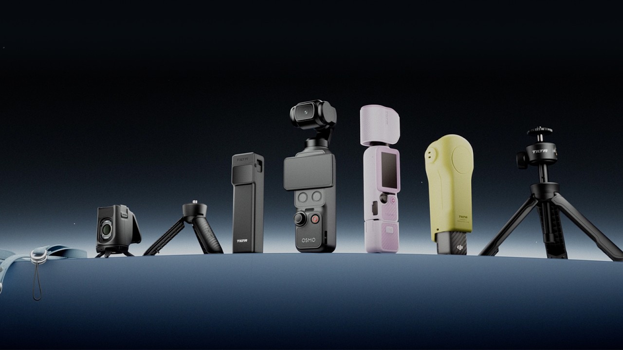TILTA、「DJI Osmo Pocket 4」用のアクセサリーシリーズを発表〜保護