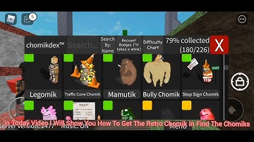 Roblox | Find The Chomiks | How To Get The Retro Chomik