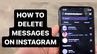 How To Delete Messages On Instagram! (2024)