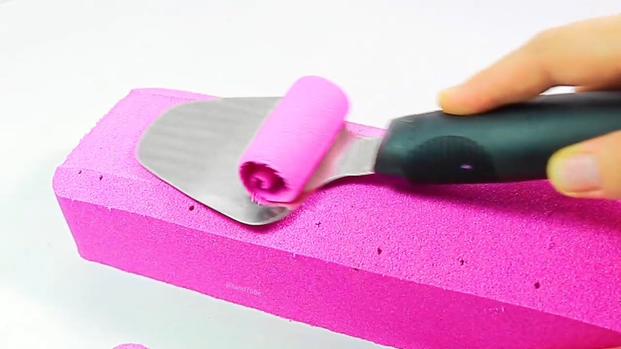 ASMR Satisfying & Relaxing Kinetic Sand Video | Calming Sound That ...