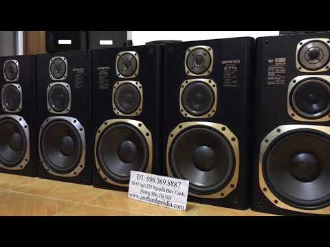 Video Loa Nhật bãi onkyo D77X phê thật Thắng Audio 0983698887 - youtube