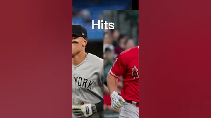 Aaron Judge or Mike Trout?#baseball #fyp #baseballshorts #shorts