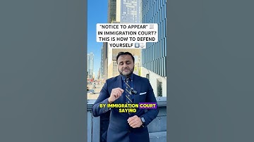 If your case gets denied & you receive a Notice to Appear in court, this is how to defend yourself.