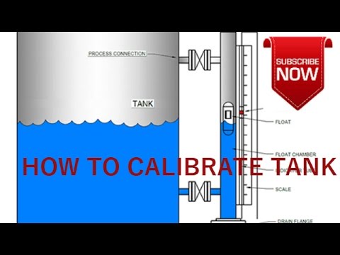 Oil Tank Calibration Chart