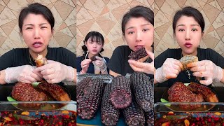 Comida 먹방 เนอของกน Mukbang Eat Fat Meat ไขมนสตว Asmr Ep