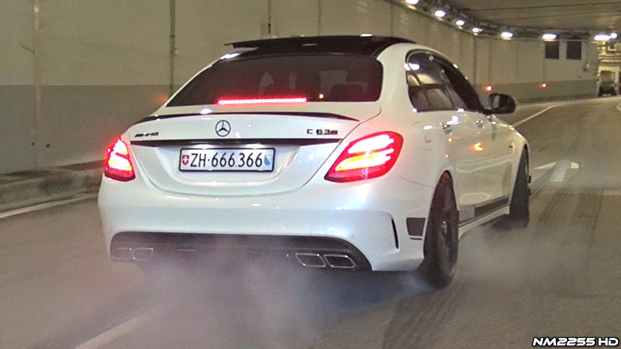 top gun Supercars Go CRAZY in a Tunnel!! - Launches, Burnouts & Accelerations!