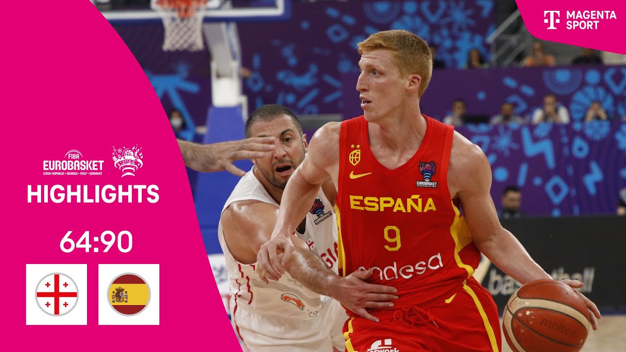 Georgien - Spanien Highlights FIBA EUROBASKET 2022