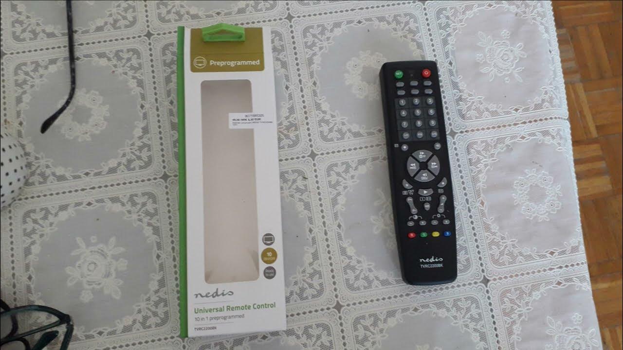 Nedis universal remote control YouTube