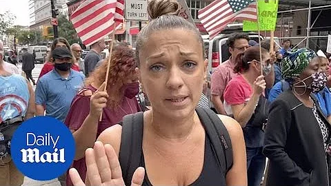 NYC teachers cry out in protest of vaccine mandate