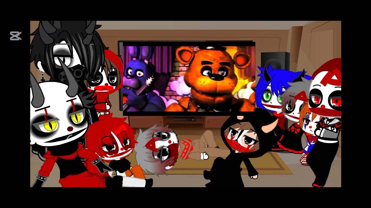 los payaso de la deep de reacciona a it's me fnaf 1 song parte 1