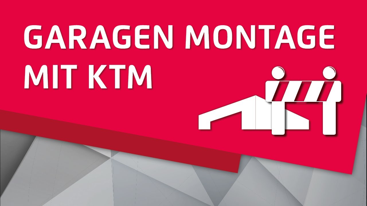 SCHNELLE MONTAGE - Garagenmontage mit unterschiedlichen KTM Fahrzeugen