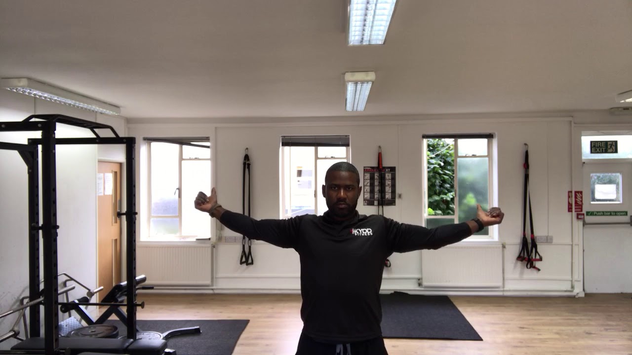Bear Hugs to Chest Stretch Drills YouTube