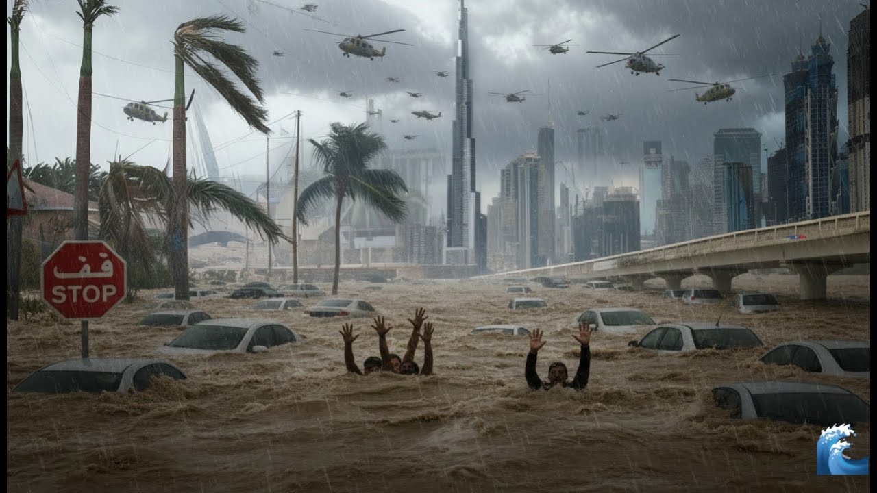Dubai Sinks: Desert City Paralyzed by Worst Rains in History🌊