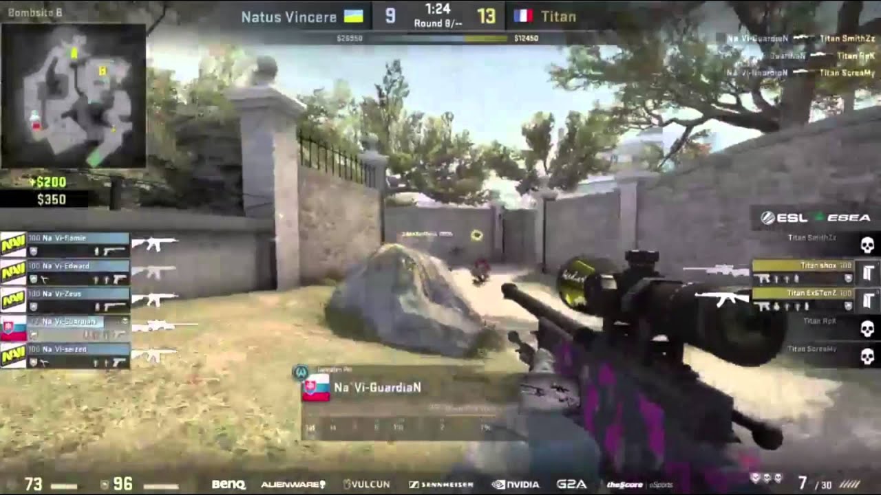 cs go hacks CS:GO - GuardiaN Quality 4K With AWP vs Titan @ ESL ESEA Pro League