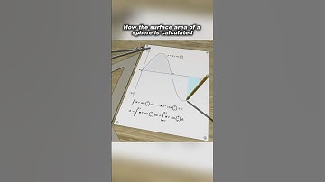 Surface area of a sphere visualised