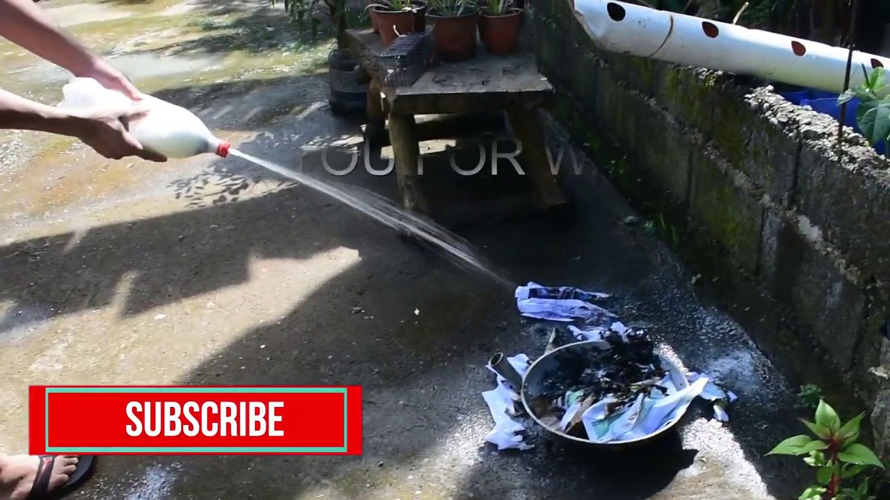 HOMEMADE FIRE EXTINGUISHER YouTube