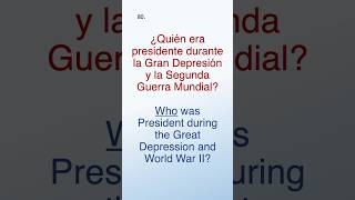 Examen de Ciudadanía 2023 | Preguntas de la Ciudadania (U.S. Citizenship Interview) 80