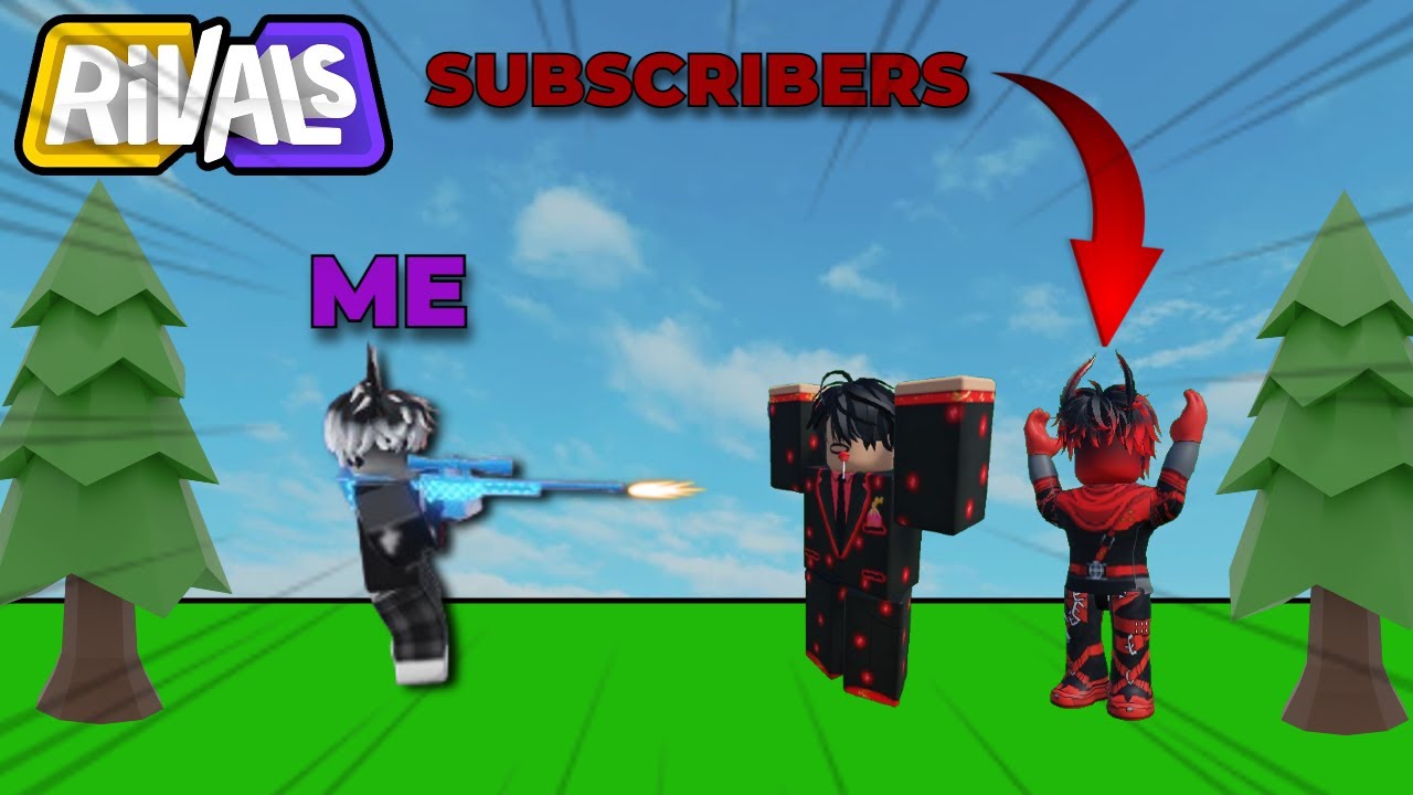 I play Rivals Roblox but against SUBSCRIBERS?! - YouTube