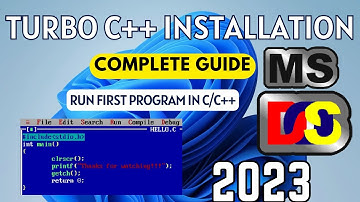 How to Download and Install Turbo C++ for C/C++ Programming on Windows 10/11 [ 2023 ] | Turbo C++