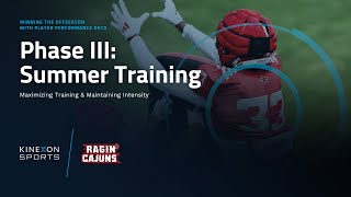 Winning the Offseason With Player Performance Data | Phase III: Summer Training