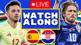 SPAIN VS CROATIA LIVE STREAM & WATCH ALONG | UEFA EURO 2024