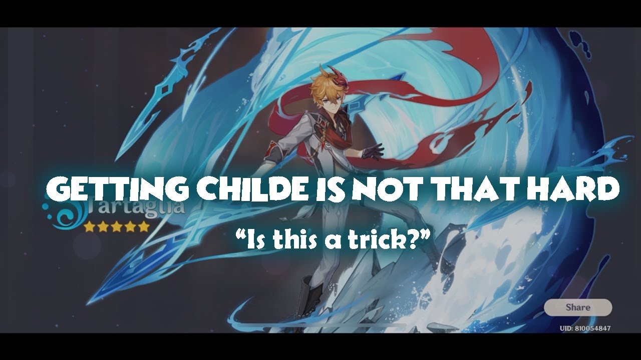 How To Get Childe - Genshin Impact Tips & Trick - YouTube