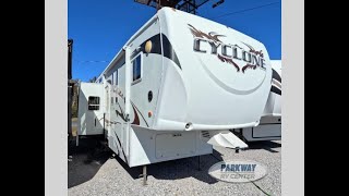 SOLD!! 2009 Heartland Cyclone 3950, 3 Slides,12ft Garage,Gen,1.5 Bath,W/D, $24,900