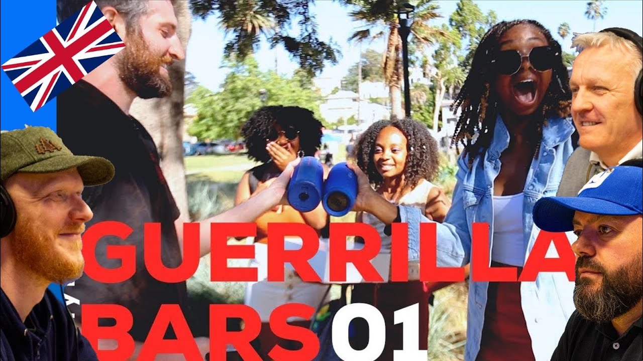 Harry Mack - Guerrilla Bars Episode 1 REACTION!! | OFFICE BLOKES REACT!!