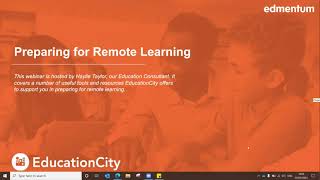 Preparing for Remote Learning