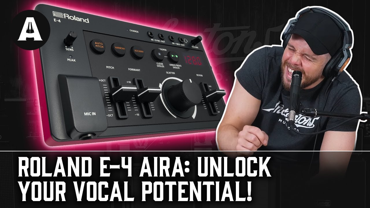 Roland E-4 AIRA Compact Voice Tweaker - Auto-Pitch, Vocoder & Harmony in  One Box!