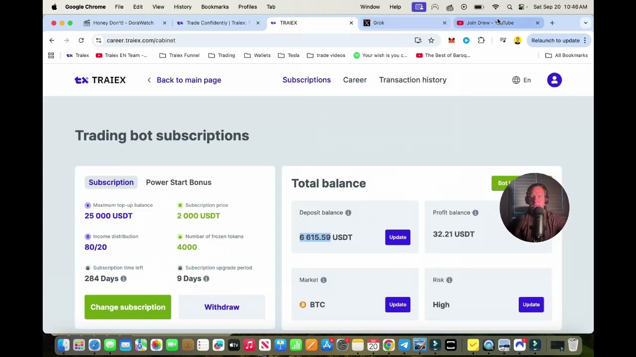 Day 196 Traiex Review 0.55% Profits 89% win rate Today!