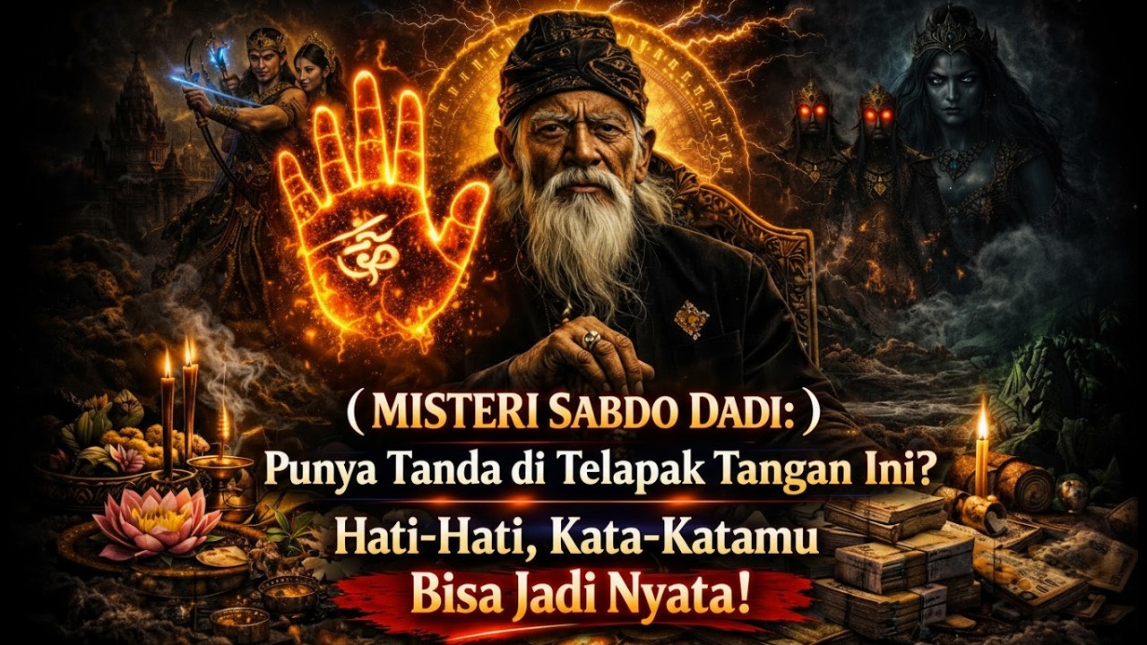 HATI-HATI ❕ Kata-Katamu Bisa Jadi Nyata - MISTERI SABDO DADI: Punya Tanda di Telapak Tangan Ini ❓