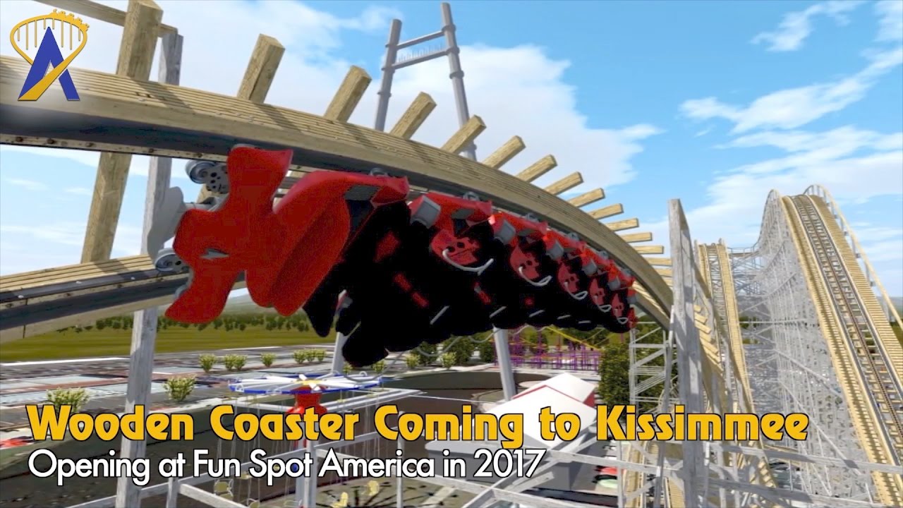 Wooden Roller Coaster coming to Fun Spot America Kissimmee in 2017