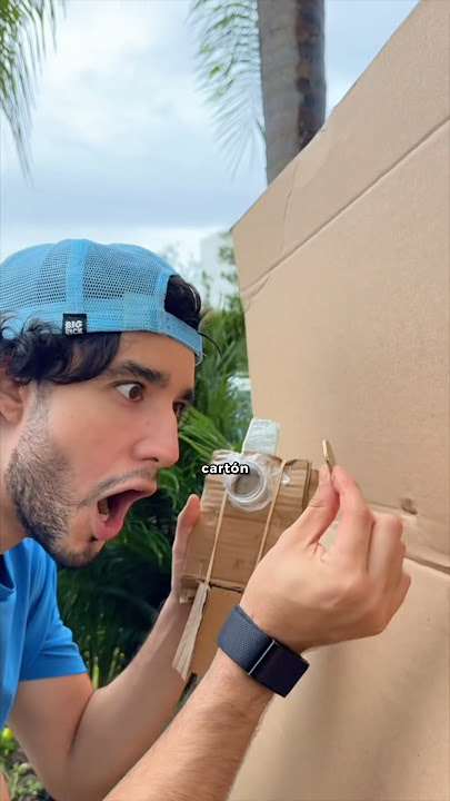 PROBE LA PISTOLITA DE CARTON MAS POTENTE DEL MUNDO😱