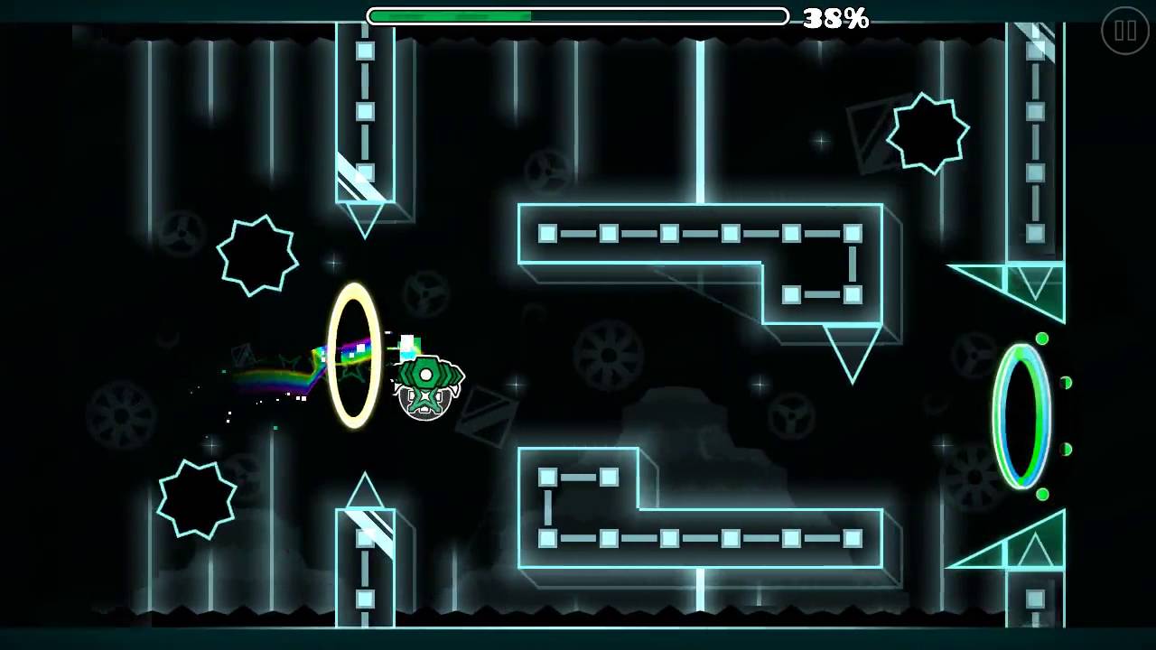 Geometry Dash - Waterfall by Hypersoul [3 coins] - YouTube