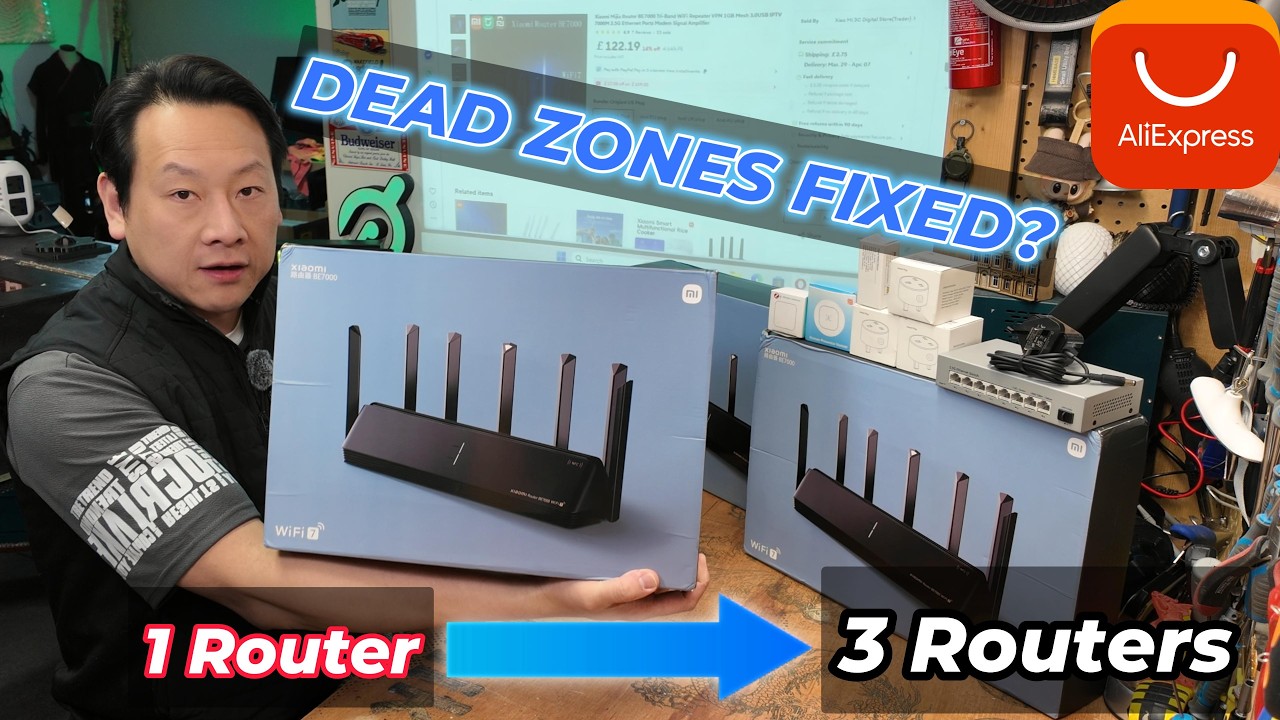 Dead Zones Fixed? 1 vs 3 WiFi 7 Routers (Xiaomi BE7000 Test) - YouTube