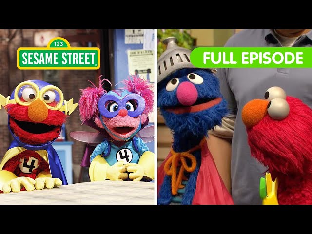 Elmo the Superhero! | TWO Sesame Street Full Episodes class=