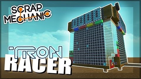 TRON RACER 4 Person Logic Game - Scrap Mechanic Multiplayer