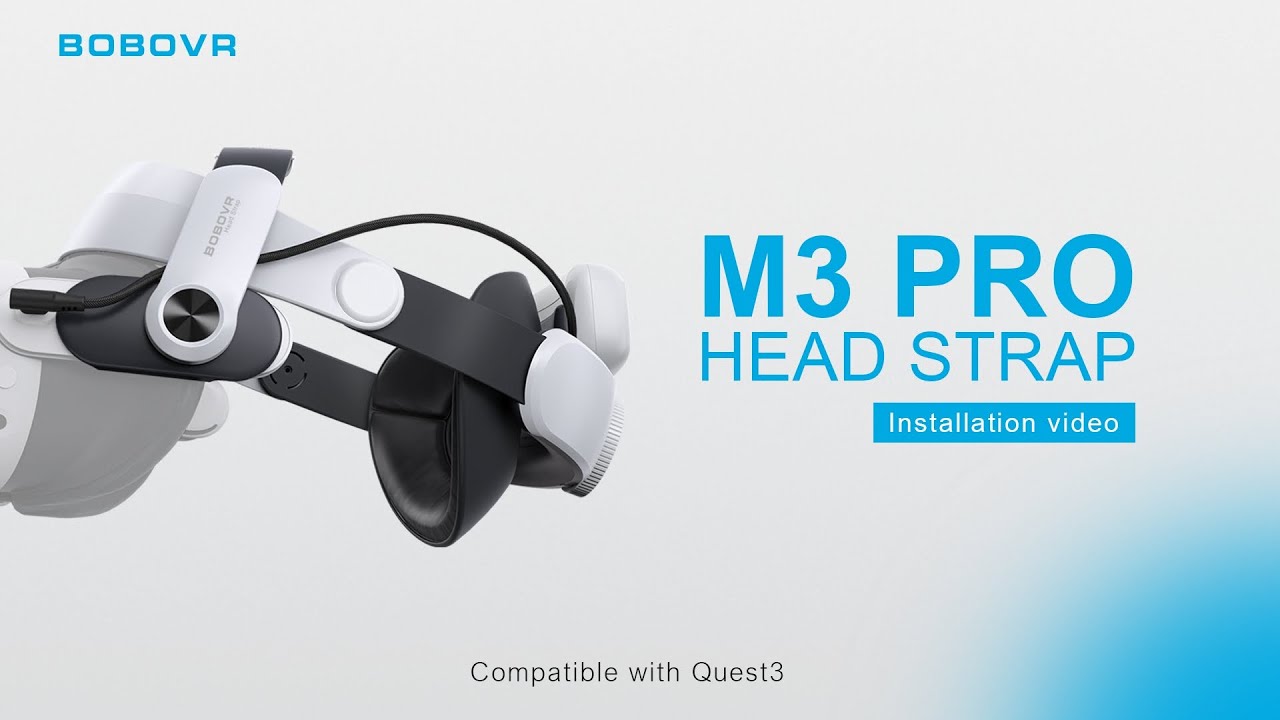 BOBOVR M3 Pro Head Strap with Battery Meta Quest 3 Unboxing and