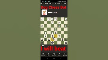 Dog bot in chess.com #chess #chesscom #shorts #chessgame #chesspuzzle #chessrush #chessvideoplus