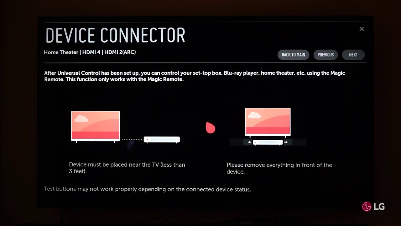 Connecting an LG TV to an External Device