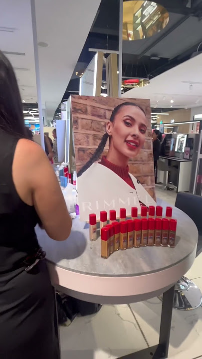 Meet and greet Maya Jama at her launch With Rimmel  London