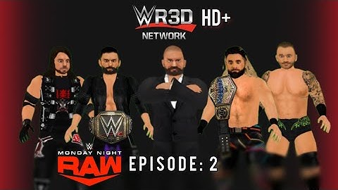 #Wr3d RAW Episode 2 : A Major Confrontation | Wr3d Universe Mode