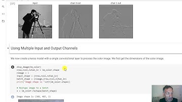 Intro to ML.  Unit 10.  CNNs.  Section 4.  Convolutional Layers in Tensorflow
