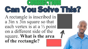 তুমি কি এটা সমাধান করতে পারো? (সংশোধন) | আয়তক্ষেত্রের ক্ষেত্রফল কত? | গণিত প্রতিযোগিতার সমস্যা