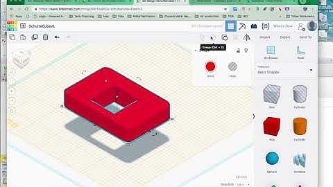 TinkerCAD Basics Review  - Orthographic perspective...