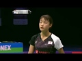 Total bwf world championships 2017  badminton f m2ws  pusarla v sindhu vs nozomi okuhara